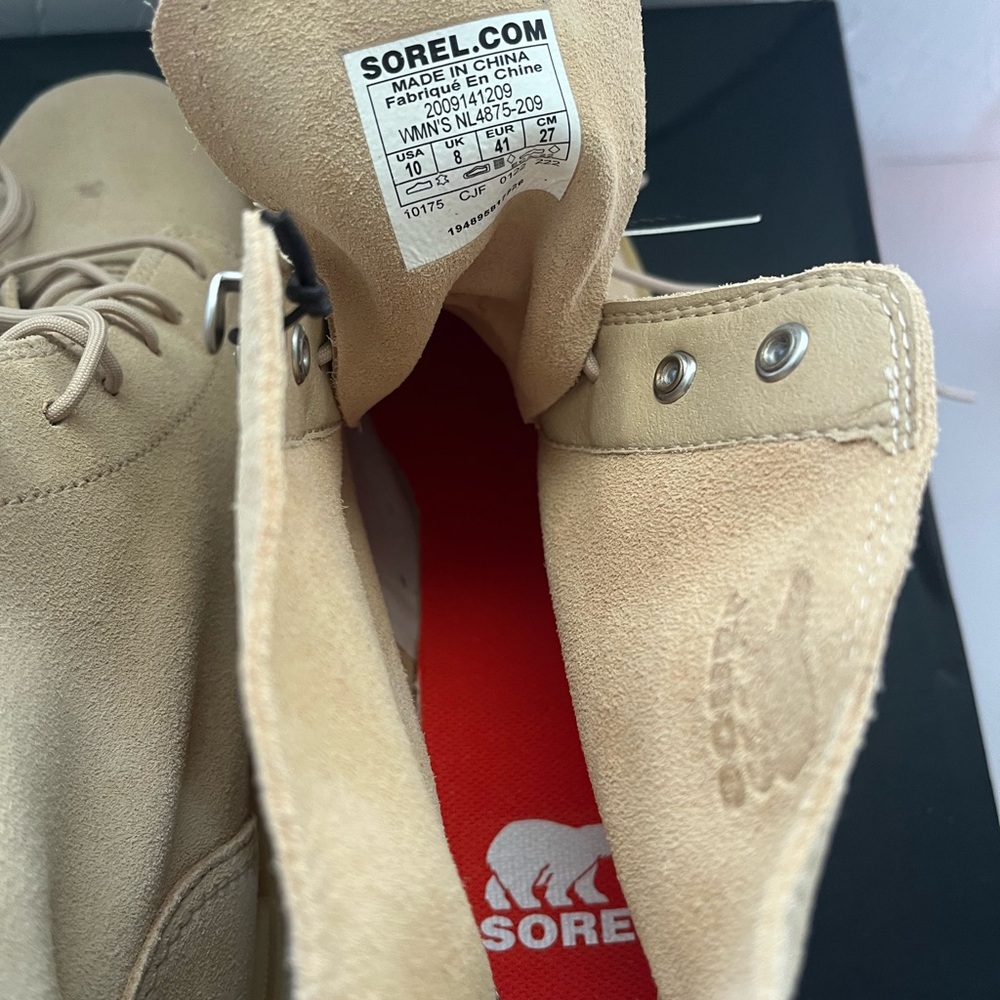 Sorel Women’s Hi-Line Waterproof Lace- Up Boots Size: 10 *Flawed* - Picture 4 of 13